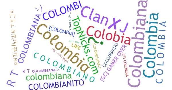 Нікнейми для Colombia