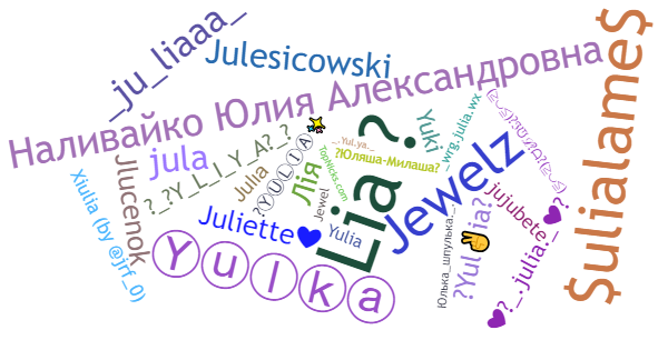 Нікнейми для Julia