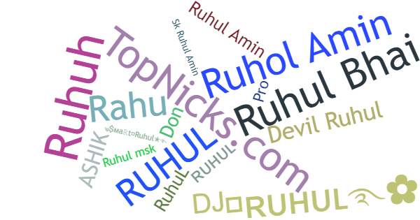 Нікнейми для Ruhul