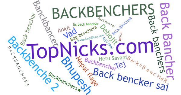 Нікнейми для Backbenchers