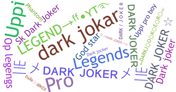 Нікнейми для Darkjoker