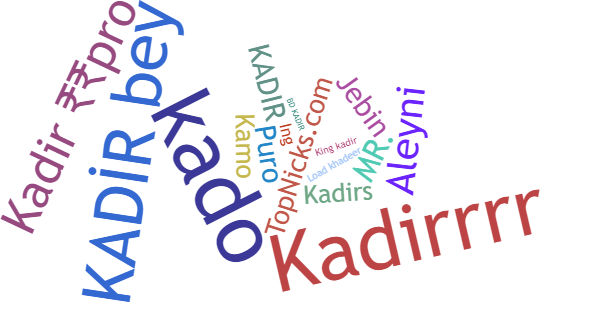 Нікнейми для Kadir