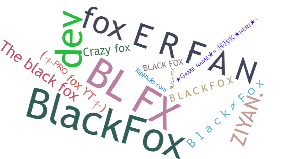 Нікнейми для Blackfox