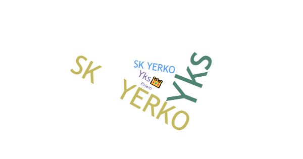 Нікнейми для YerKo