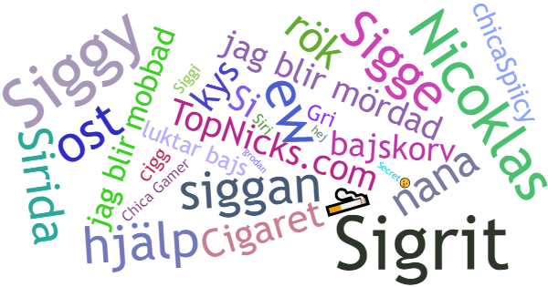 Нікнейми для Sigrid