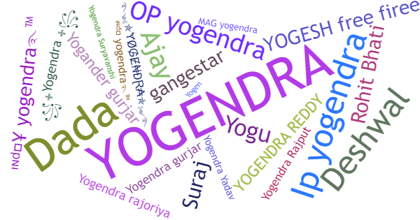 Нікнейми для Yogendra