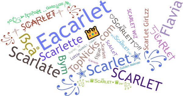 Нікнейми для Scarlet