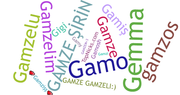 Нікнейми для Gamze