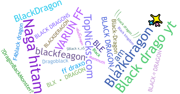 Нікнейми для Blackdragon