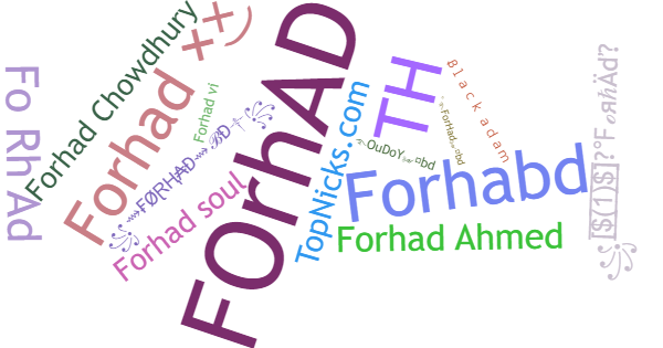 Нікнейми для Forhad