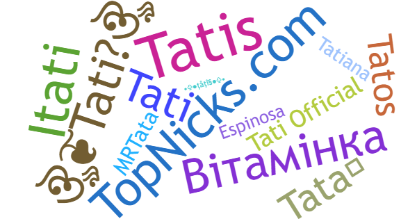 Нікнейми для Tatis